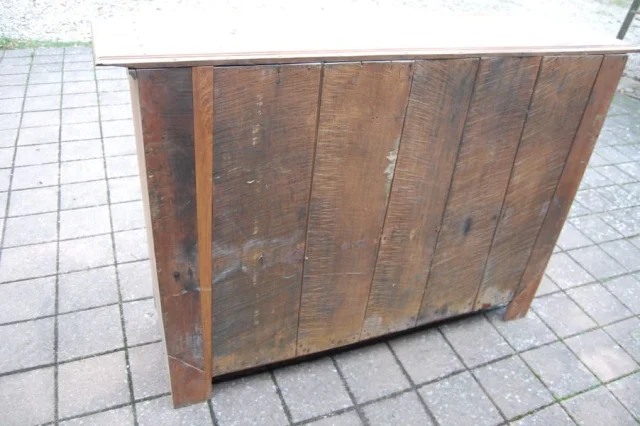 Louis XV buffet in wilde kerselaar, 18e eeuw