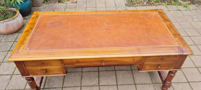 Louis-Philippe bureau in noten, 19e eeuw — Uitstekende staat
