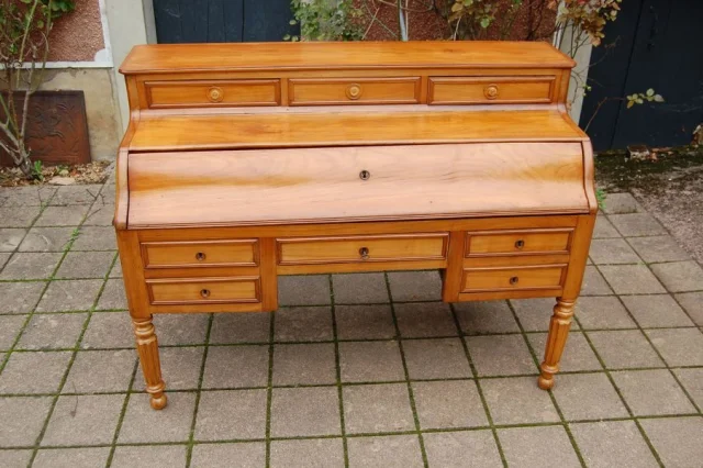 Louis-Philippe bureau in kersenhout, 19e eeuw — Uitstekende staat
