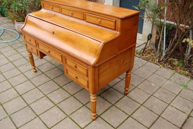 Louis-Philippe bureau in kersenhout, 19e eeuw — Uitstekende staat