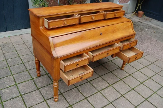 Louis-Philippe bureau in kersenhout, 19e eeuw — Uitstekende staat
