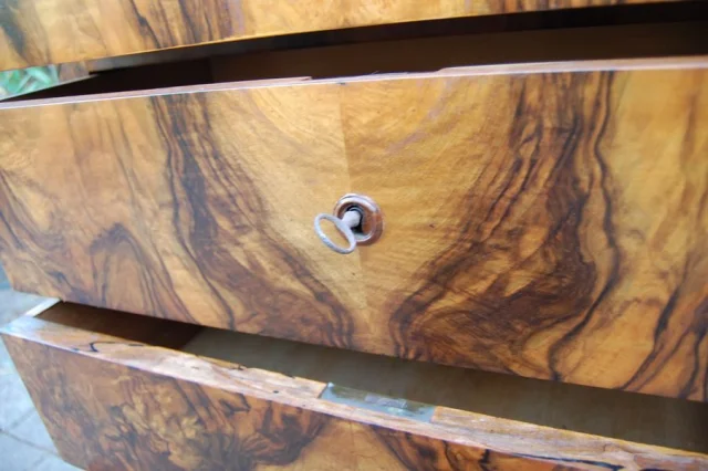 Louis-Philippe solid walnut semainier, 19th century — Excellent condition