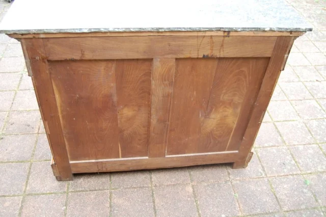 Louis-Philippe walnut secretaire chest of drawers, 19th century — Excellent condition