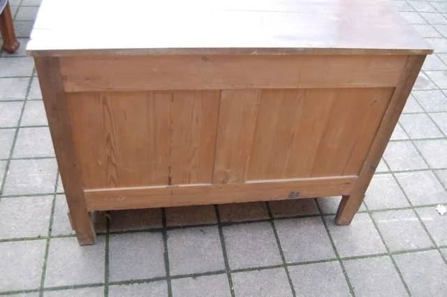 Restauration solid walnut chest of drawers, 19th century — Needs restoration