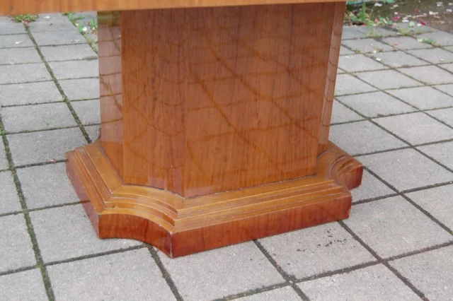 Art Deco moire mahogany table, 1930s — Excellent condition