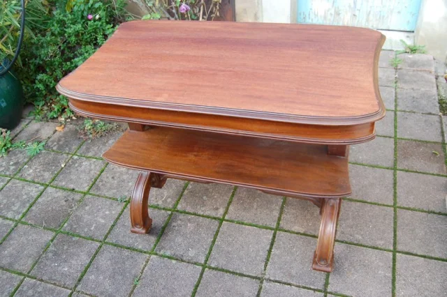 Art Nouveau period mahogany serving table — Excellent condition