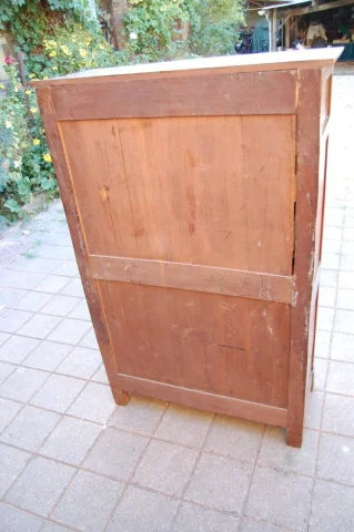 commode semainier in noten van Empire-periode, 19e eeuw — Uitstekende staat