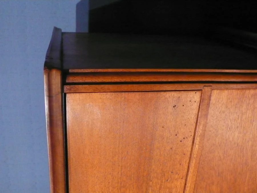 Bureau à gradin en noyer d’époque Louis-Philippe