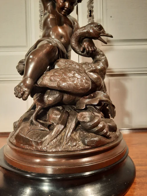 SPELTER SCULPTURE