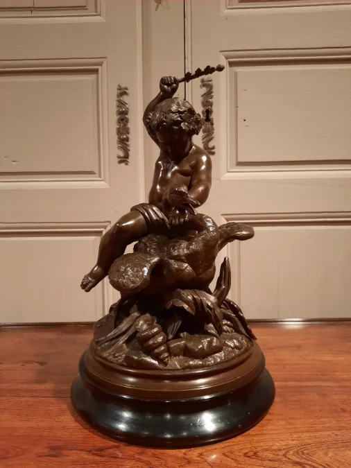 SPELTER SCULPTURE