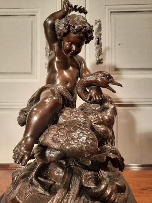 SPELTER SCULPTURE