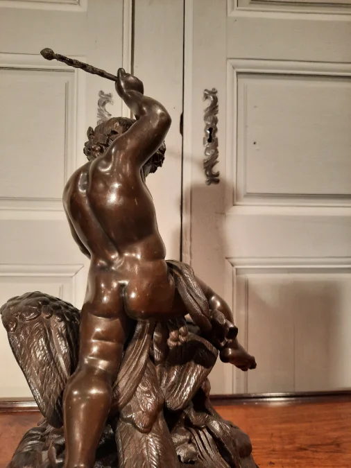 SPELTER SCULPTURE