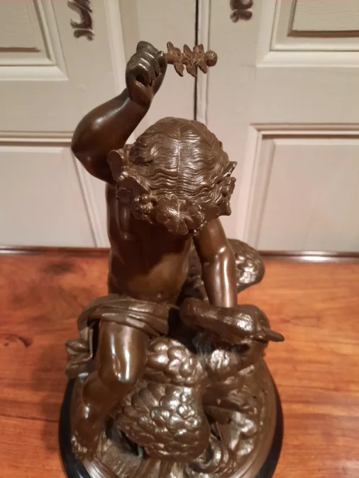SPELTER SCULPTURE
