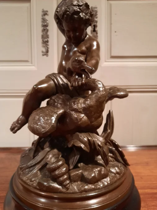 SPELTER SCULPTURE