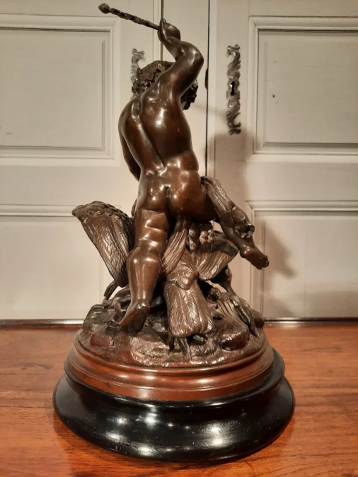 SPELTER SCULPTURE