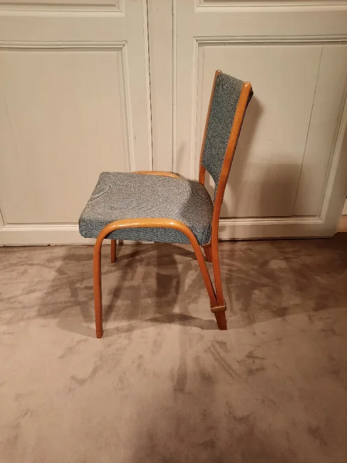 Fauteuils et chaises vintage Bow Wood en frêne, par Wilhem Von Bode Circa 1950.