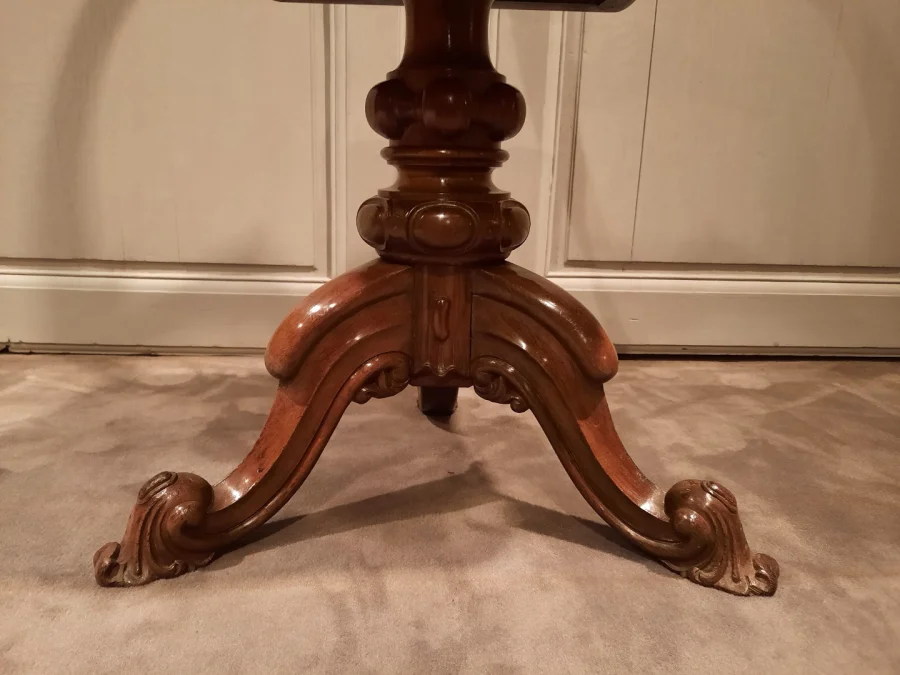 Chaise de harpiste en acajou d’époque Louis-Philippe.