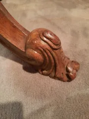Chaise de harpiste en acajou d’époque Louis-Philippe.