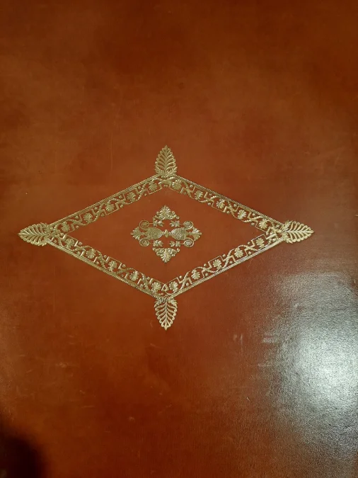 Table à jeux dite tric-trac en acajou d’époque Restauration.