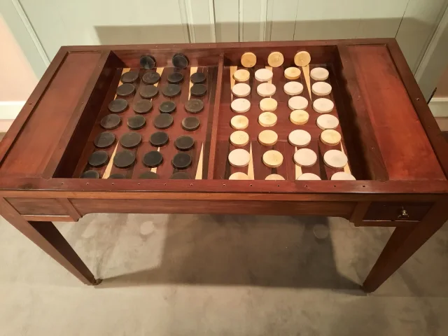 FRENCH RESTAURATION PERIOD バックギャモン テーブル