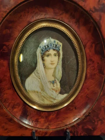 Paire de miniatures d’époque XIXème siècle représentant Napoléon Ier et Joséphine de Beauharnais.
