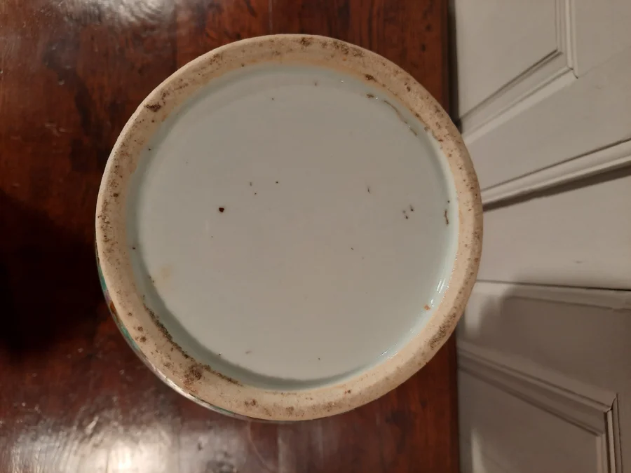 Vase en porcelaine, Chine d’époque XIXème siècle.