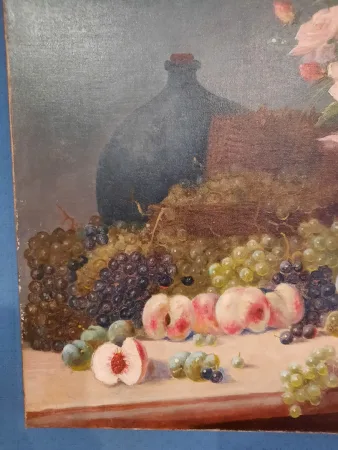 Nature morte signée Pol Noël.