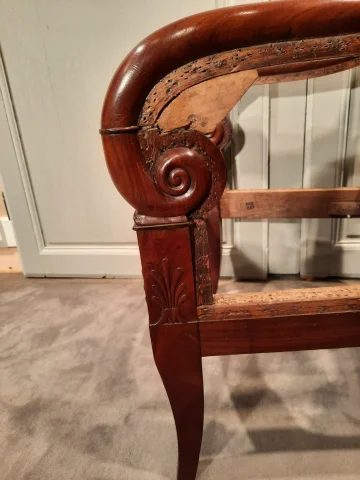 SILLÓN DEL PERIODO DEL IMPERIO FRANCÉS