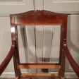 Bergère d’époque Empire en acajou.