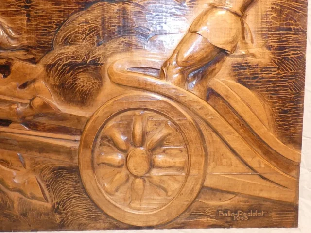 ART DECO PERIOD BAS RELIEF