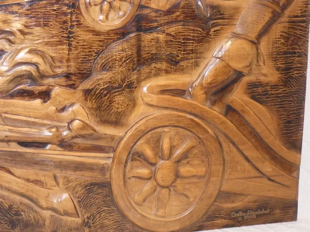 ART DECO PERIOD BAS RELIEF