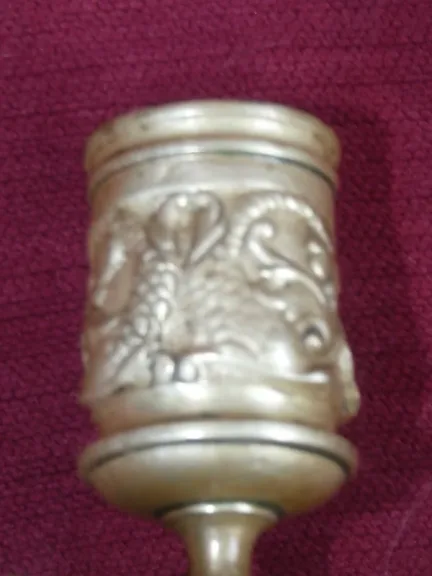 PAREJA DE VELAS DE ESTILO LOUIS XIV