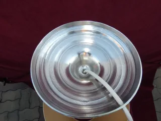 SILVER PLATE LAMP