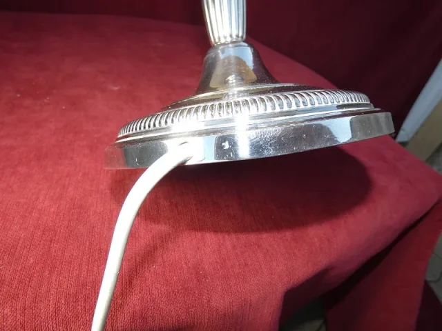 SILBERPLATTENLAMPE