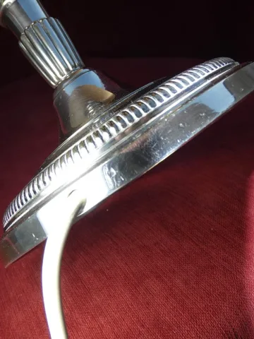 SILBERPLATTENLAMPE