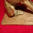 GREYHOUND E ANATRA DI BRONZ
