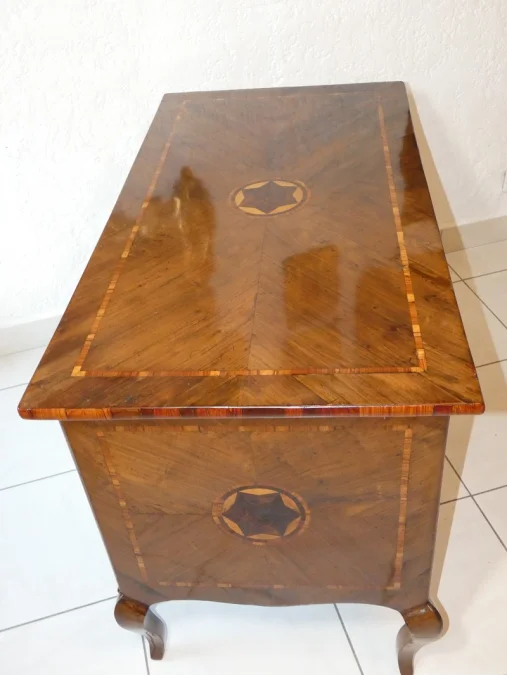 Bureau de changeur à caissons d' époque Régence vers 1720 , 18e siècle Touraine