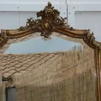 Miroir doré de style Louis XV rocaille époque Napoléon III vers 1875