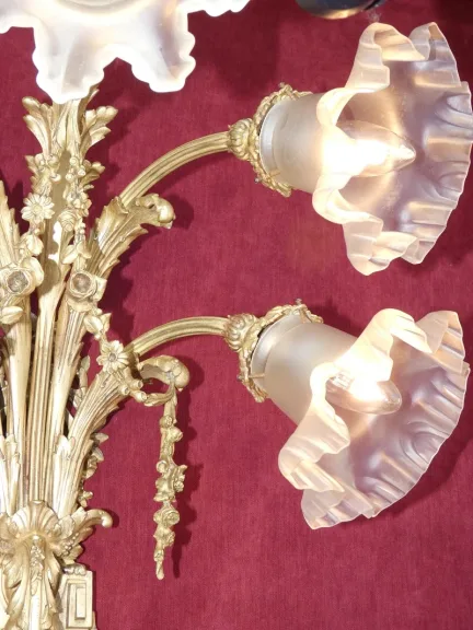 LUZ DE PARED DE PERIODO NAPOLEON III