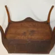 Commode Napolitaine sauteuse marquetée , époque 1ère moitié du 18 ème siècle Italie