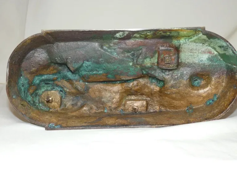 Bronze animalier "Braque à l'arrêt sur un lézard" j. Moigniez fonte ancie. 19ème