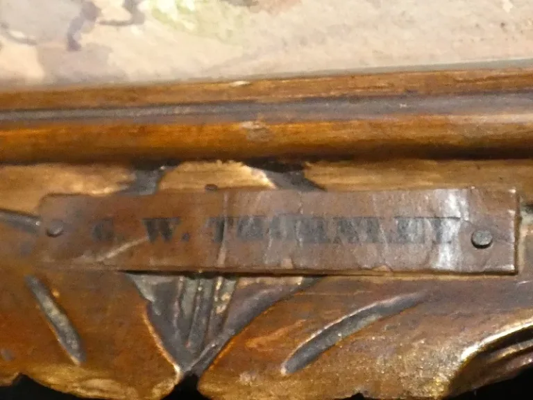 G.W THORNLEY 1857-1935 aquarelle peintre Français