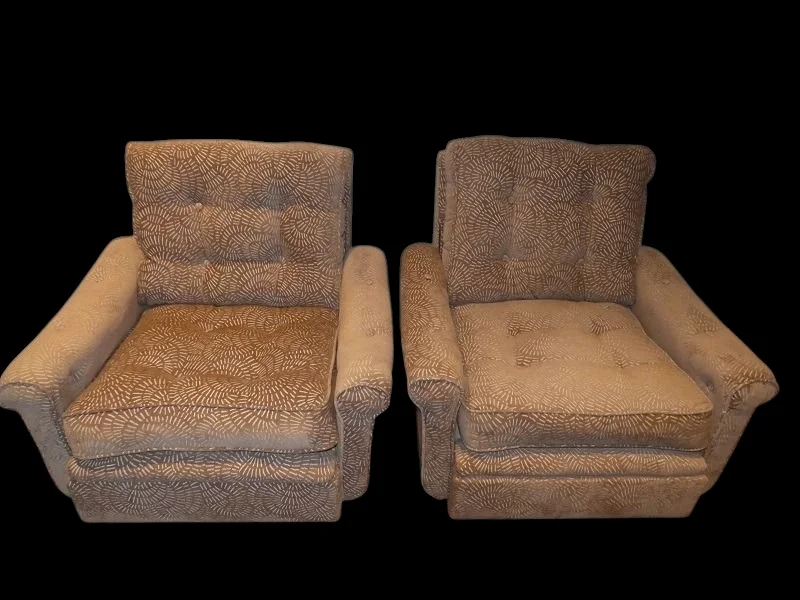 Paire de fauteuils années 60 vintage