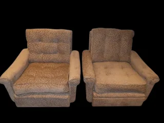 Paire de fauteuils années 60 vintage