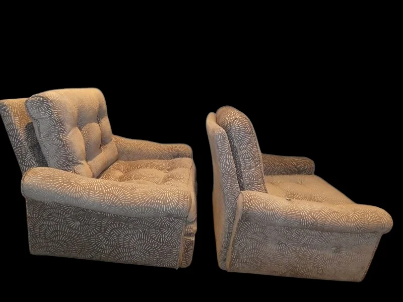Paire de fauteuils années 60 vintage