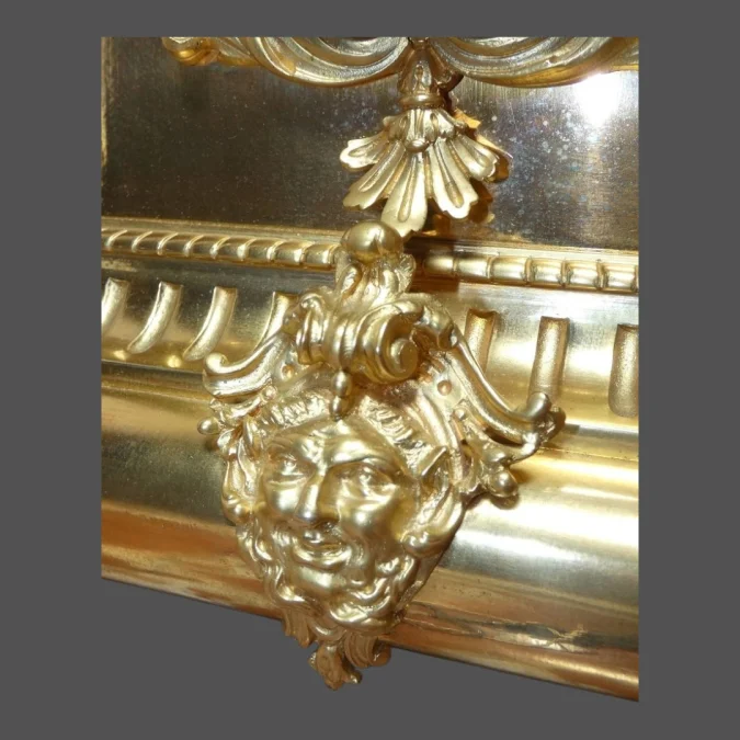 Pendule ou cartel "au Chinois et faucon " bronze doré Napoléon III vers 1875
