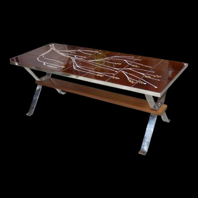 Table basse Vallauris signée ADRI 1950 / 1960