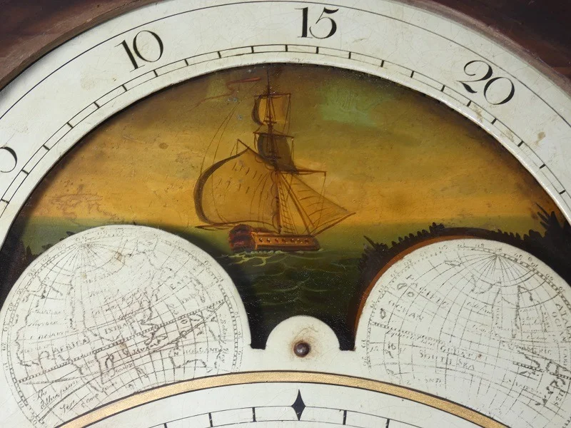 Horloge de parquet Anglaise vers 1800 -William FRANCIS-