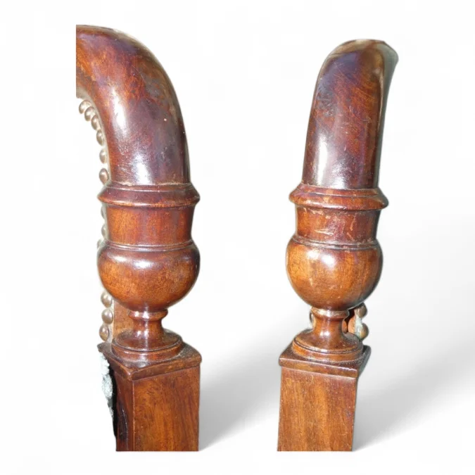 Paire de bergères époque Restauration , acajou 1820
