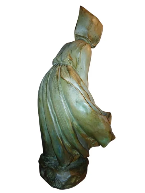 Terre cuite " coup de vent" lugli SALESIO(1869-1936) Capri ITALIE
